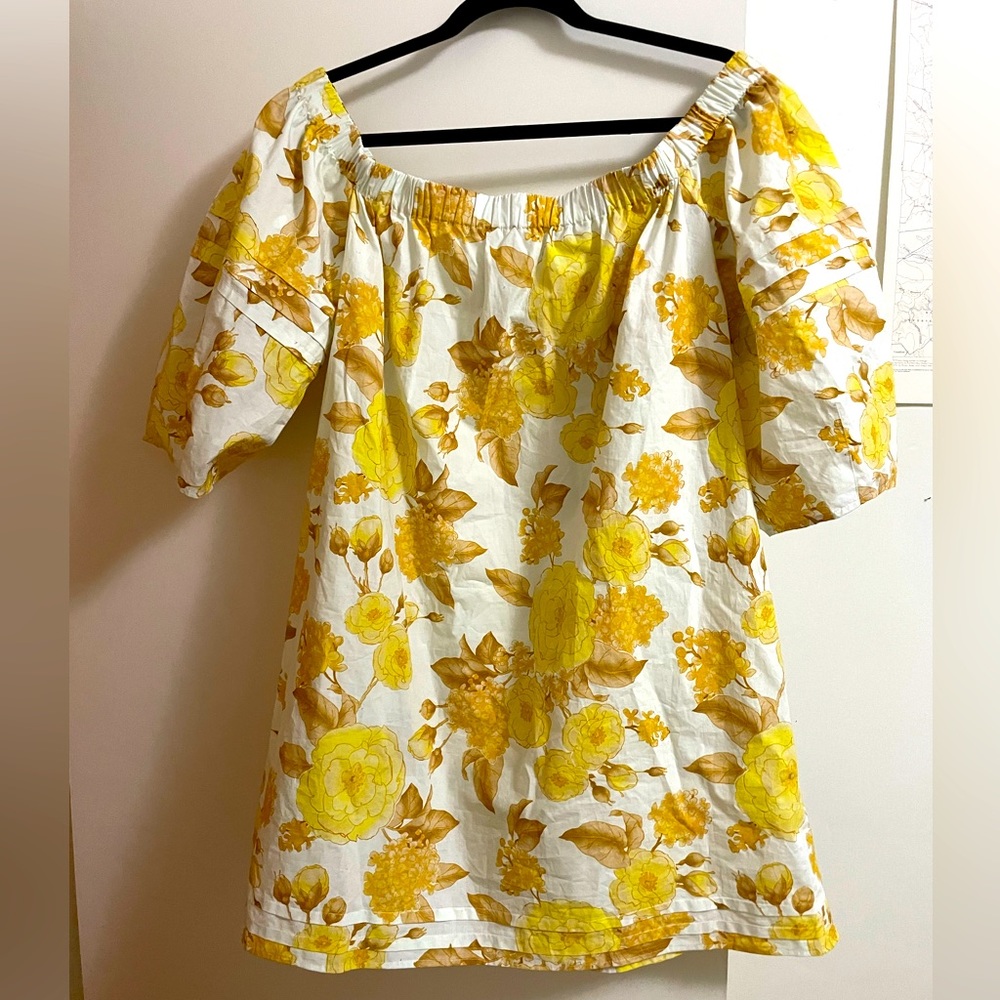 Floral Off The Shoulder summer Mini dress NWOT